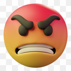 Angry Icon - Download in Flat Style Happy png