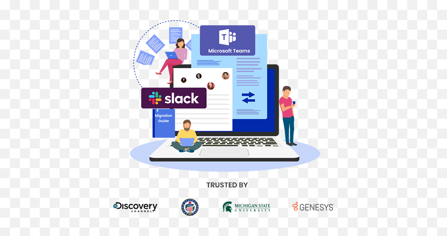 How To Migrate From Slack Teams With Steps - Writing Png,Slack Icon Transparent