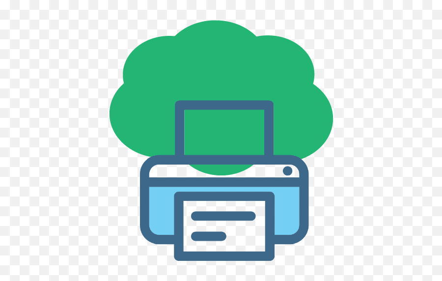 Penn State Behrend Cloud Services - Print Icon Vector Png,Mac Icon Gear With Checkmark
