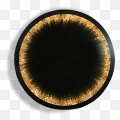 Infinity Rock Crystal Mirror - Circle png