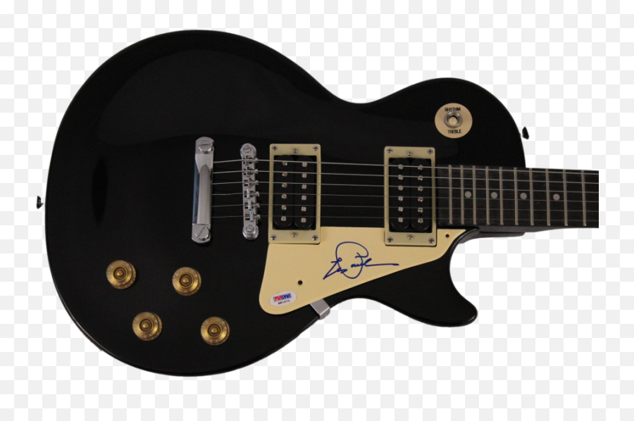 Les Paul Signed Autograph Gibson Epiphone Guitar - Harley Benton Sc 400 Sbk Vintage Ser B Stock Png,Signed Icon