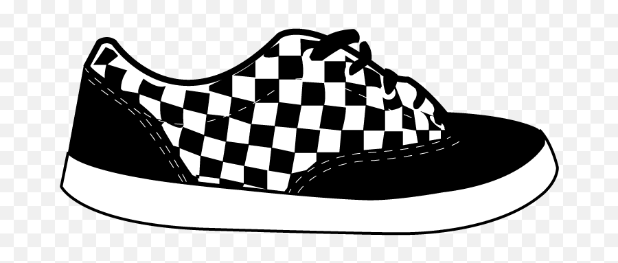 Sepatu Icon Png Transparent - Vans Platform Old Skool Checkerboard,Shoe Print Png