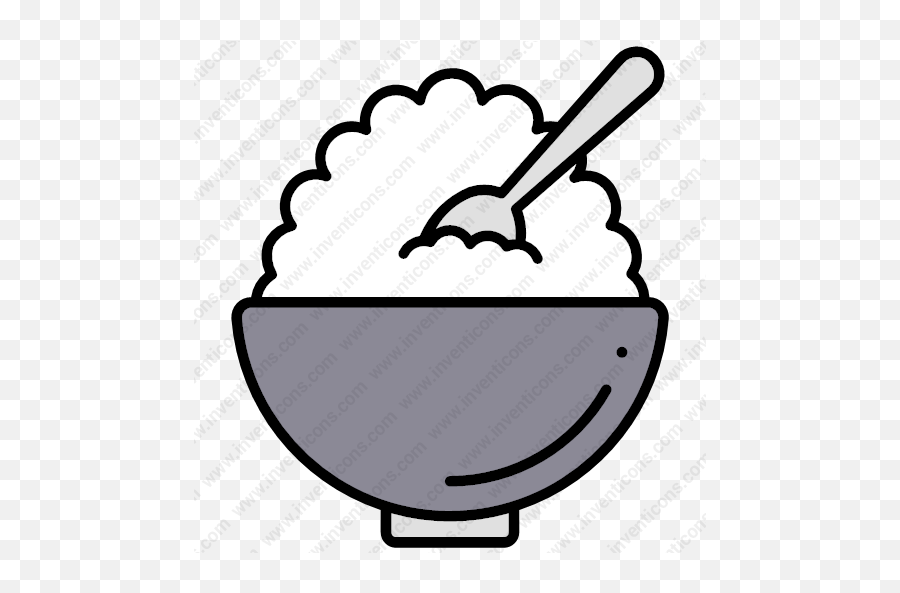 Download Rice Vector Icon Inventicons - Mixing Bowl Png,Bowl Of Rice Icon