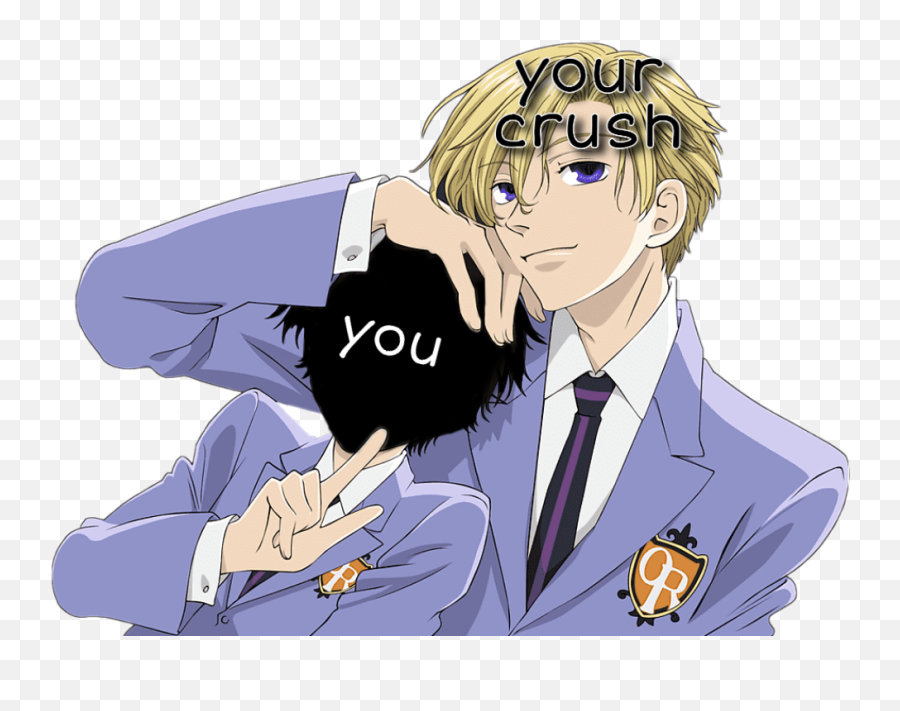 Largest Collection Of Free - Toedit Ouranhighschool Stickers Desktop Ouran Highschool Host Club Png,Tamaki Suoh Icon