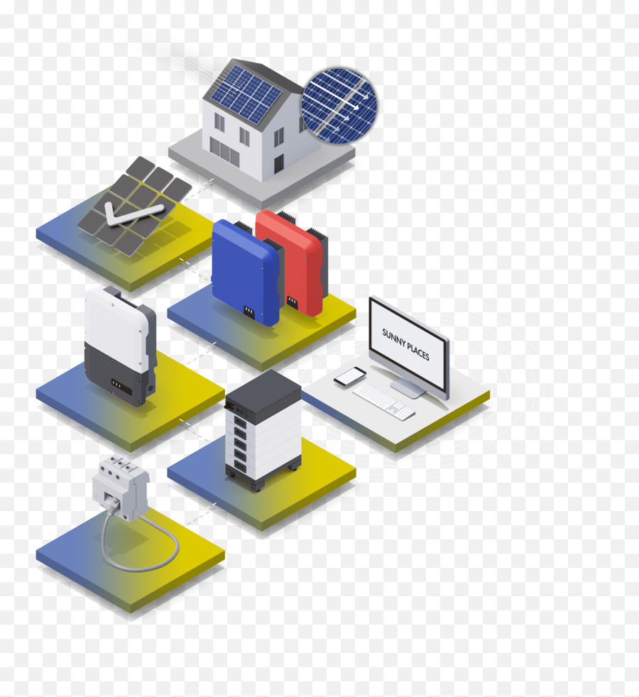 Store Solar Power And Use It Flexibly Home Sma - Vertical Png,Icon 3d Homes