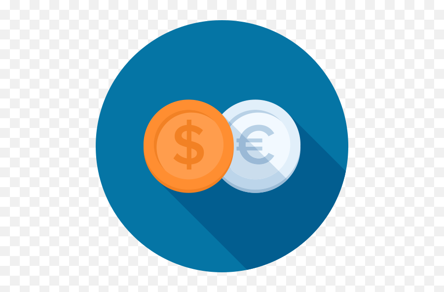 Exchange Money Dollar Euro Free Icon - Iconiconscom Dot Png,Currency Exchange Icon