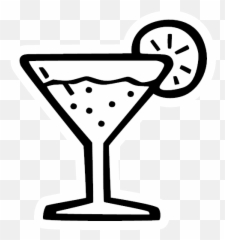 Beverage Celebration Drink Party Icon - New Years Hand Drawn png