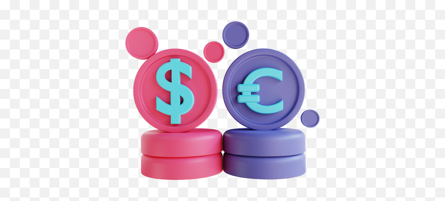 Foreign Currency Icon - Download In Colored Outline Style Dot Png,Currencies Icon