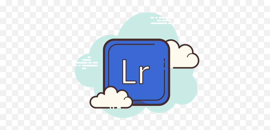 Adobe Lightroom Icon In Cloud Style Png