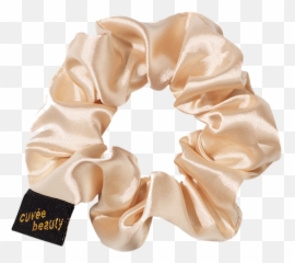 Champagne Silk Scrunchie - Scarf Png,Scrunchie Png