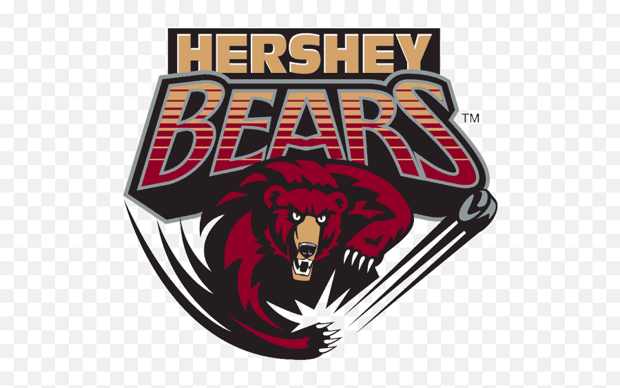 Hershey Bears Primary Logo - American Hockey League Ahl Hershey Bears Png,Bear Logos