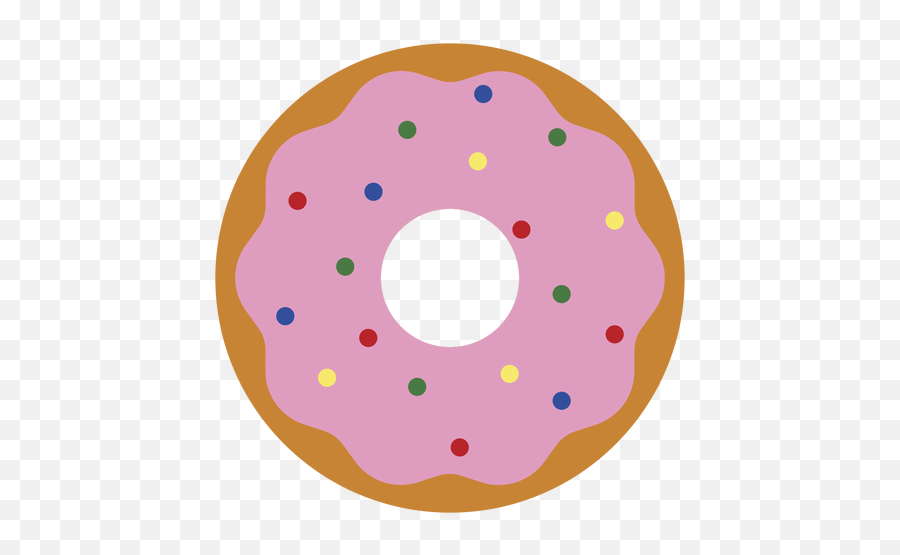 Strawberry Doughnut Icon Dessert - Circle Png,Donuts Transparent