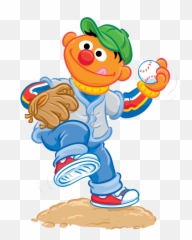 Ernie 02 Sesame Street Muppets Big Bird 1st Year - Ernie Sesame Street Games Clip Art Png,Ernie Png