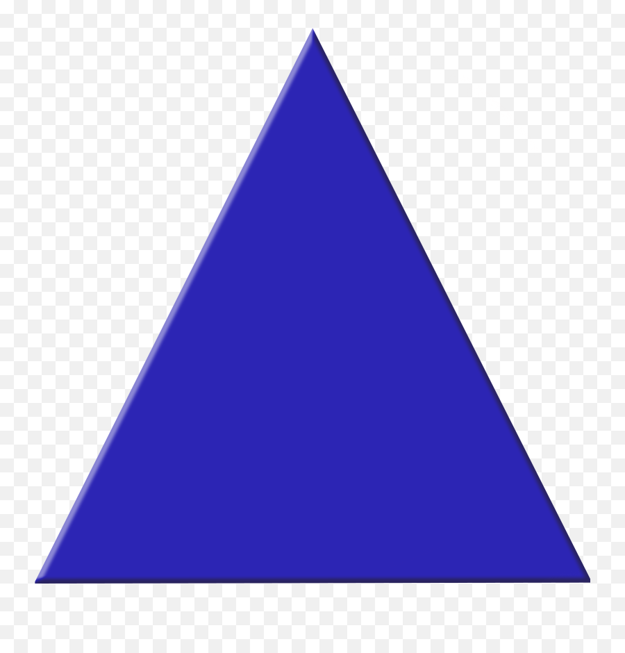 Triangle Png - Blue Triangle Clipart,Triangle Png Transparent