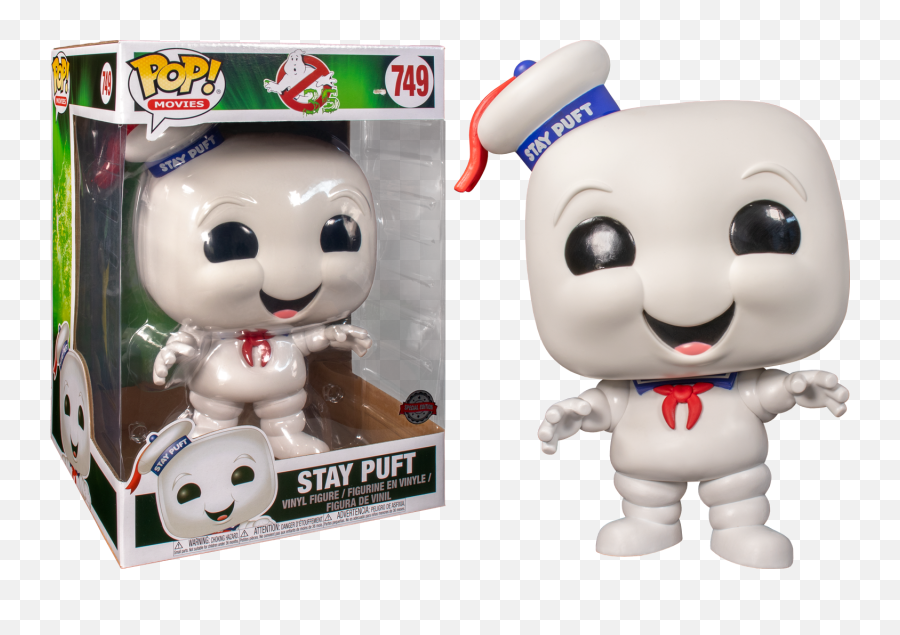 Ghostbusters - Stay Puft 10 Pop Vinyl Figure Stay Puft Funko Pop Png,Ghostbusters Logo Transparent