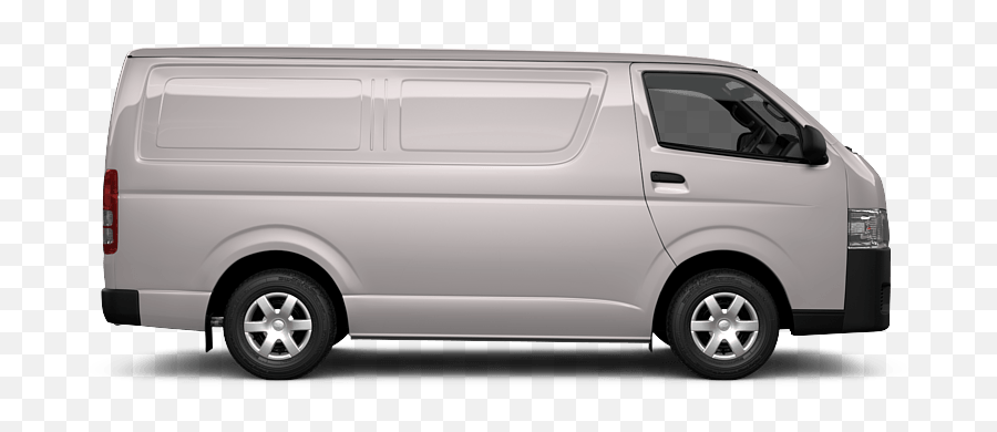 Toyota Hiace Lwb Van Transparent Png - Van Car Png,White Van Png