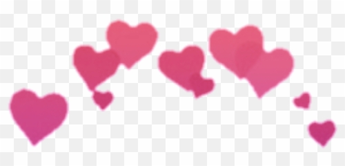 Download Hd Hearts Crowns Heartcrown Purple Pink - Snapchat Filter png