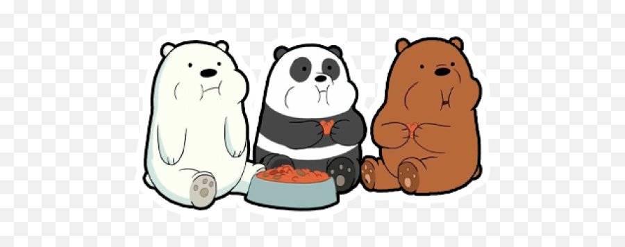 Sticker Maker - We Bare Bears Babies We Bare Bears Wallpaper Hd Png,We Bare  Bears Png - free transparent png images 
