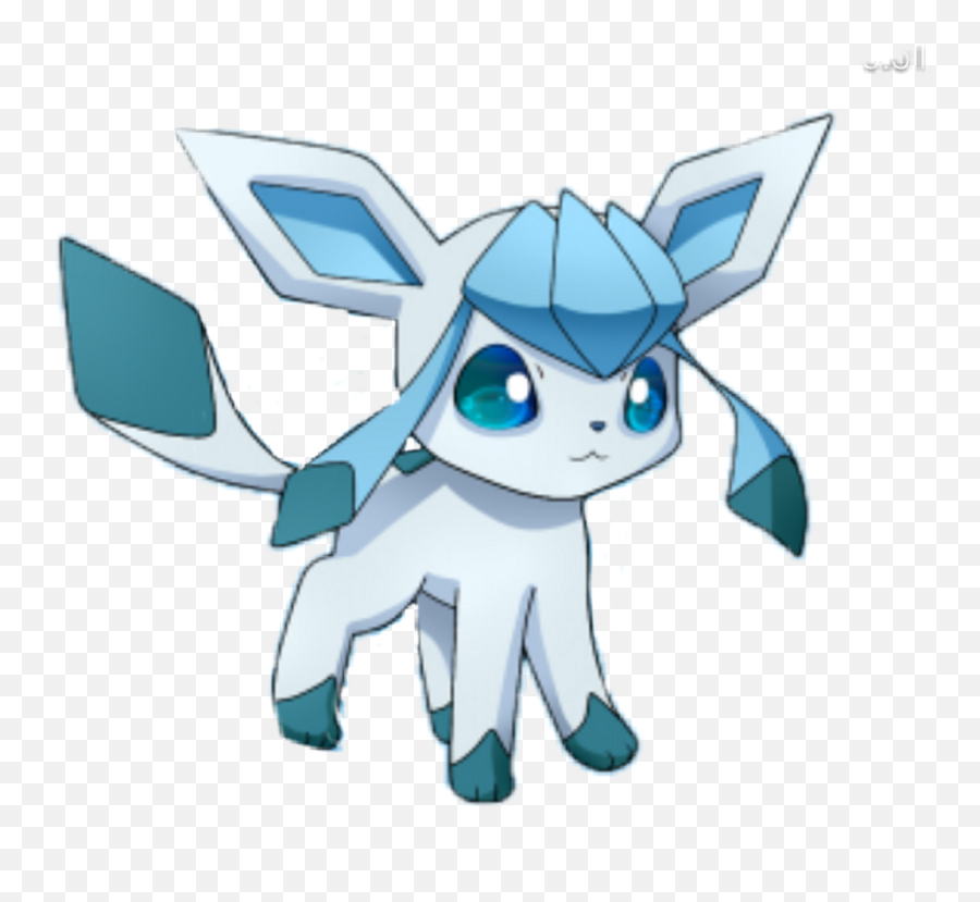 Pokemon Glaceon Chibi Png - Glaceon Png,Glaceon Png