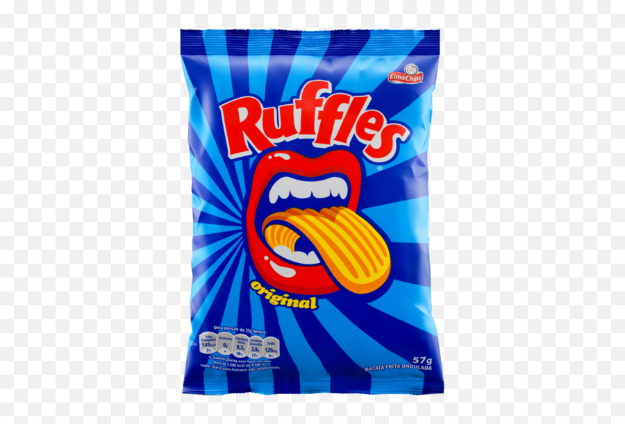 Batata Original Ruffles 57g - Salgadinhos E Petiscos Ruffles Png,Ruffles Png