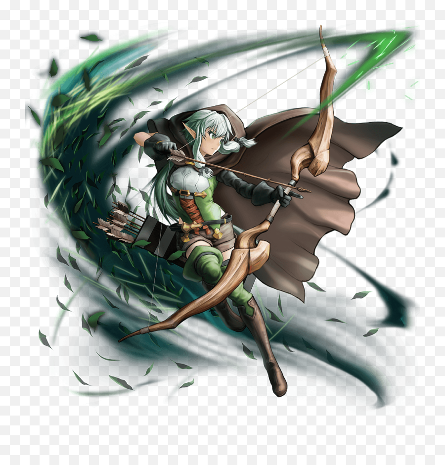 High Elf Archer Awk - Grand Summoners Wiki Goblin Slayer High Elf Archer Png,Elf Transparent