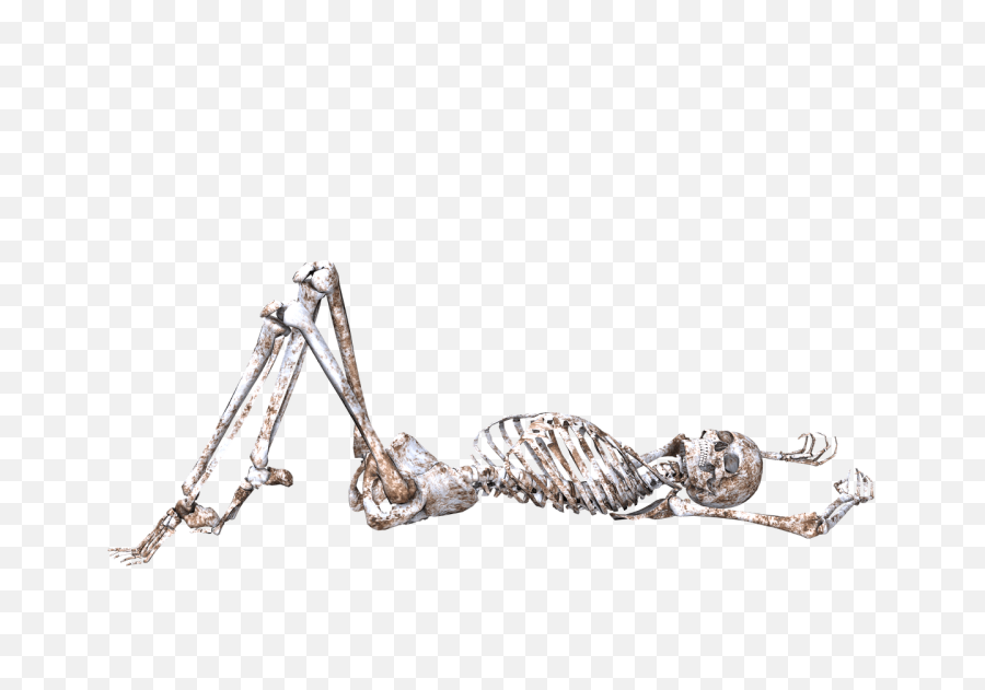 Skeleton Png - Skeleton Laying Down Drawing,Skeleton Png Transparent