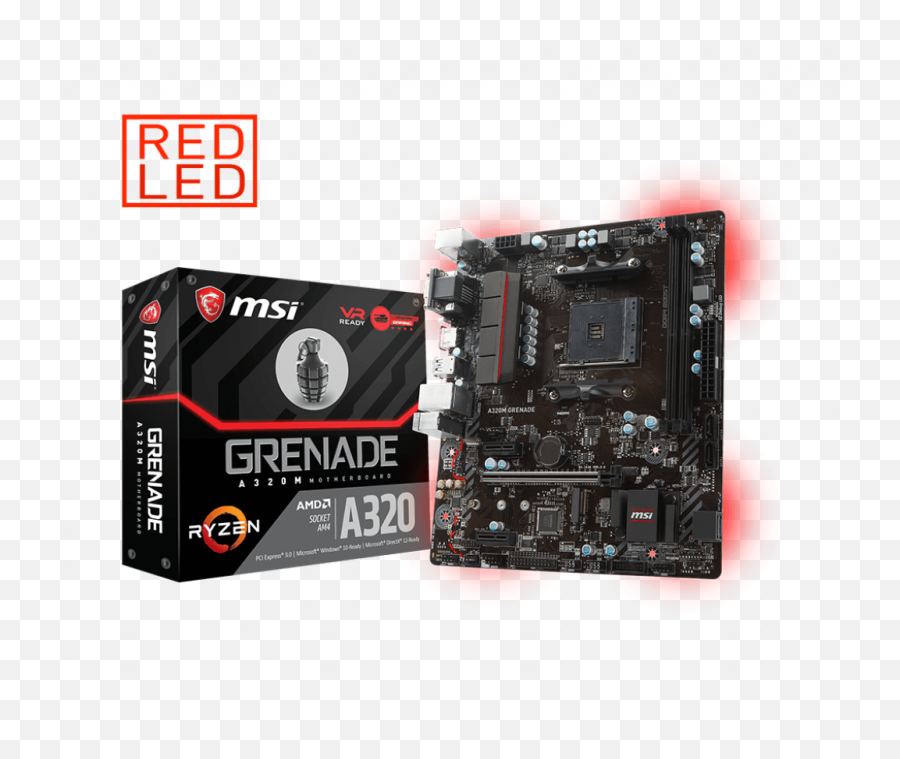Support For A320m Grenade Motherboard - The World Leader Msi A320m Grenade Png,Grenade Transparent