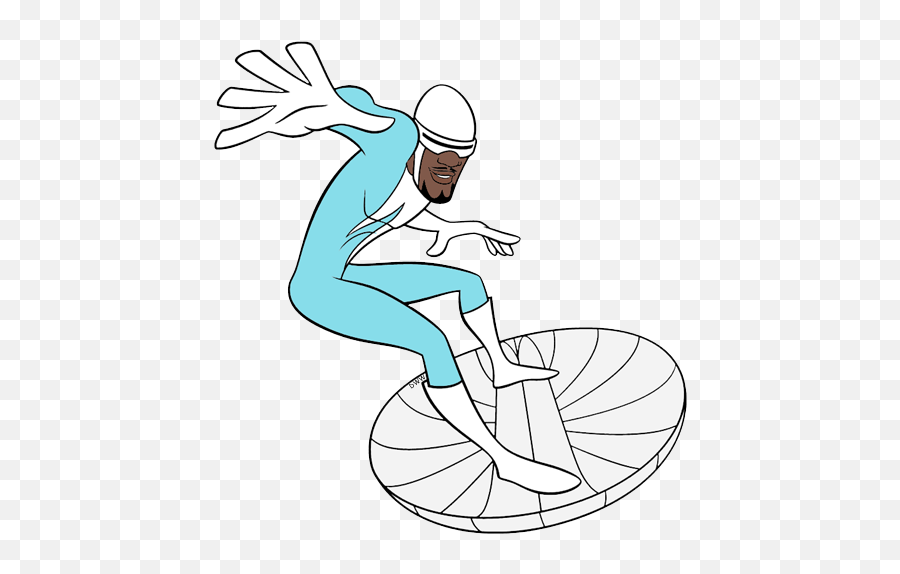 The Incredibles Clip Art 2 - Sporty Png,Frozone Png