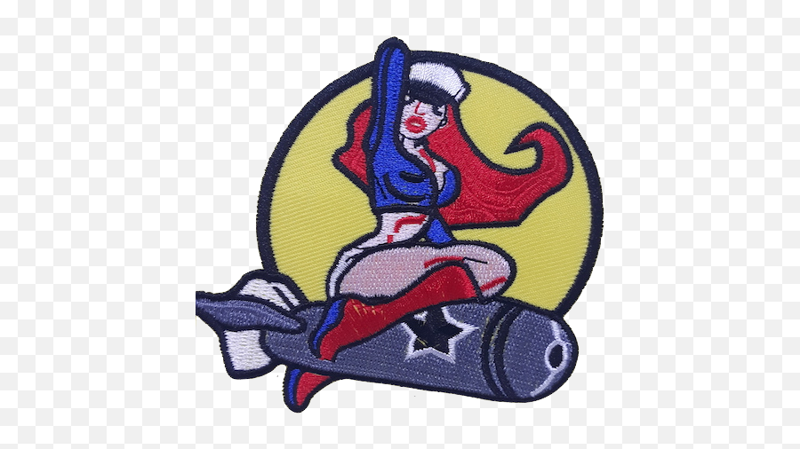 Pin - Up Girl Iron On Patch Pinup Girl 1 Full Color Patch Png,Pin Up Girl Png