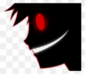 Red Eyes Silhouette Transparent - Anime Boy png