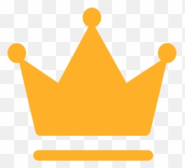 Crown Icon Text - Transparent Background King Png