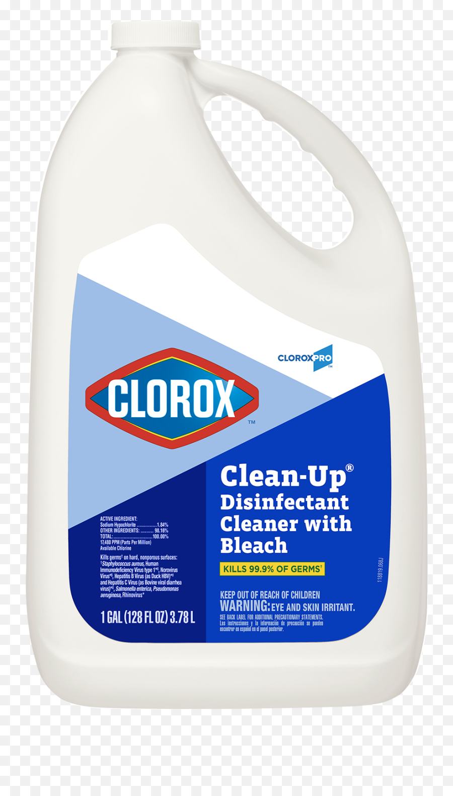 Clorox Clean - Up Disinfectant Cleaner W Bleach 1 Gallon 1each Clorox Png,Clorox Png