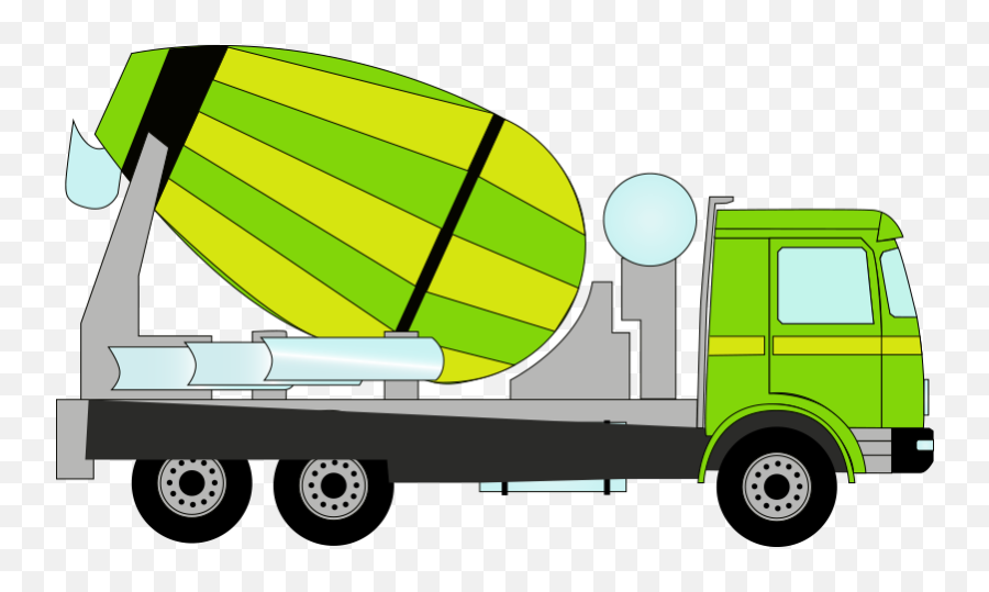 Download Car Vehicles Cement Vector Mixers Graphics Truck Hq - Concrete Lorry Vector Png,Truck Png