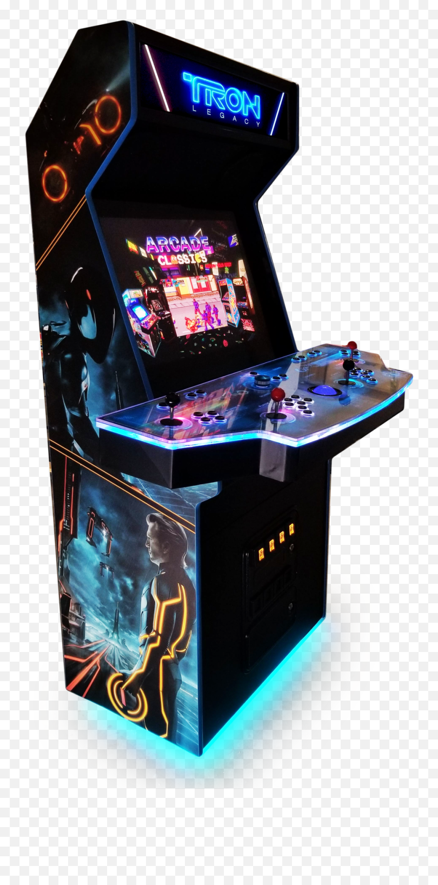 Tron U2014 Paradox Arcade Systems - Arcade Cabinet Png,Tron Png