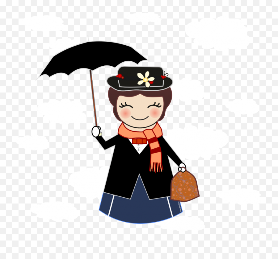 Free Transparent Mary Poppins Png - Character Mary Poppins Cartoon,Mary Poppins Png