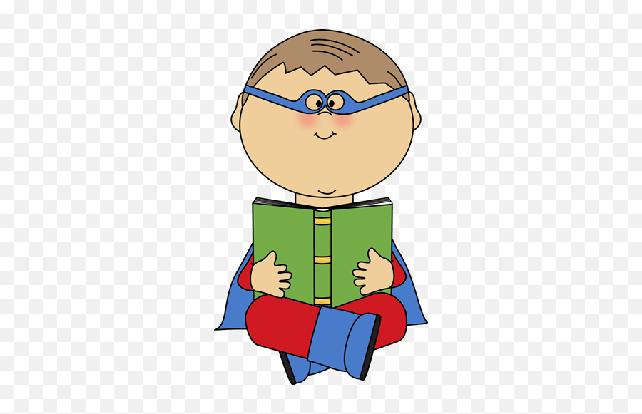 Guest Readers - Superhero Reading Clipart Png,Reading Png