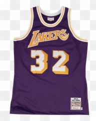 Mitchell U0026 Ness Magic Johnson Swingman Jersey Los Angeles Lakers Purple - James Worthy Mitchell And Ness Png,Magic Johnson Png