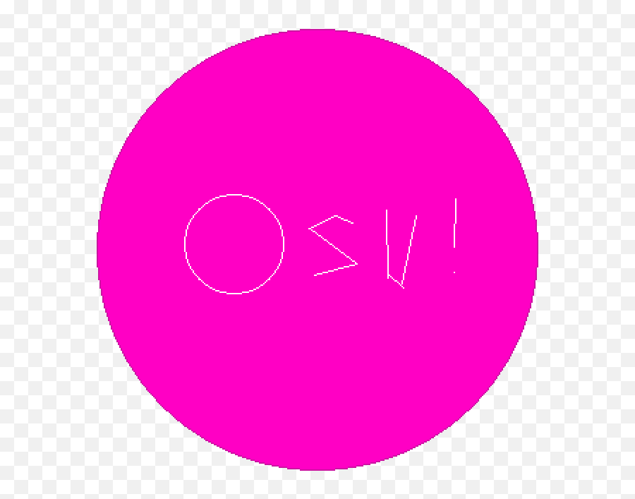 Pixilart - Hoorible Osu Logo By Anonymous Dot Png,Osu Logo Transparent