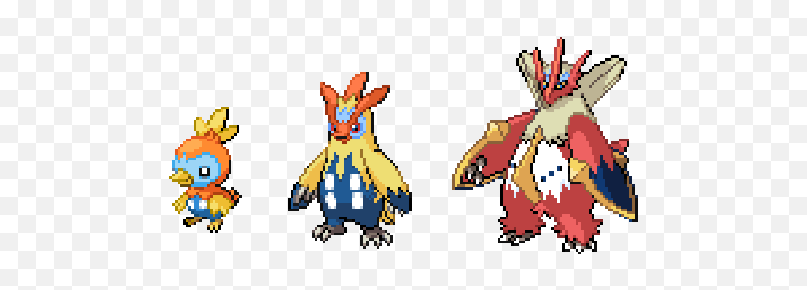 Torchic Evolution Chart