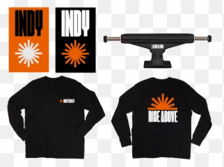 Artists Reimagine The Independent Logo - Long Sleeve Png,Independent Trucks Logo