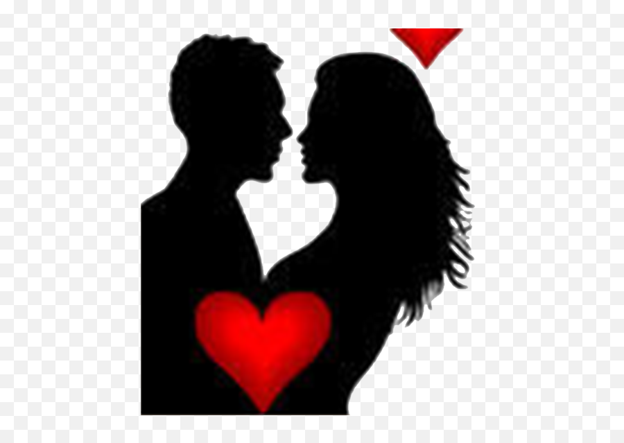 Love Kiss Silhouette - Men And Women Kissing Png Download Man And Woman Kissing,Kissing Png