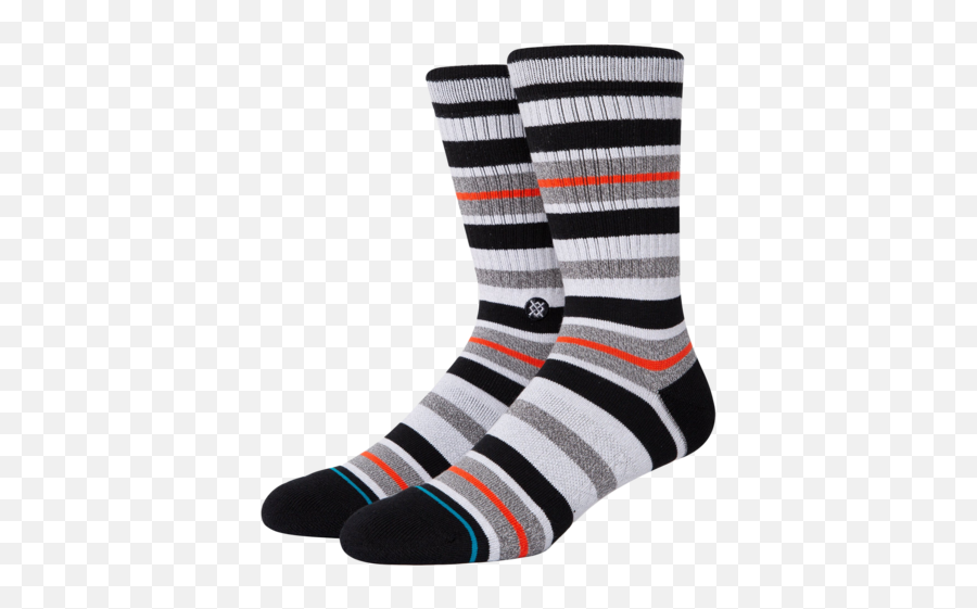 Brock Sock Png Stance Mens Icon Classic Crew Socks Size 9 - 12