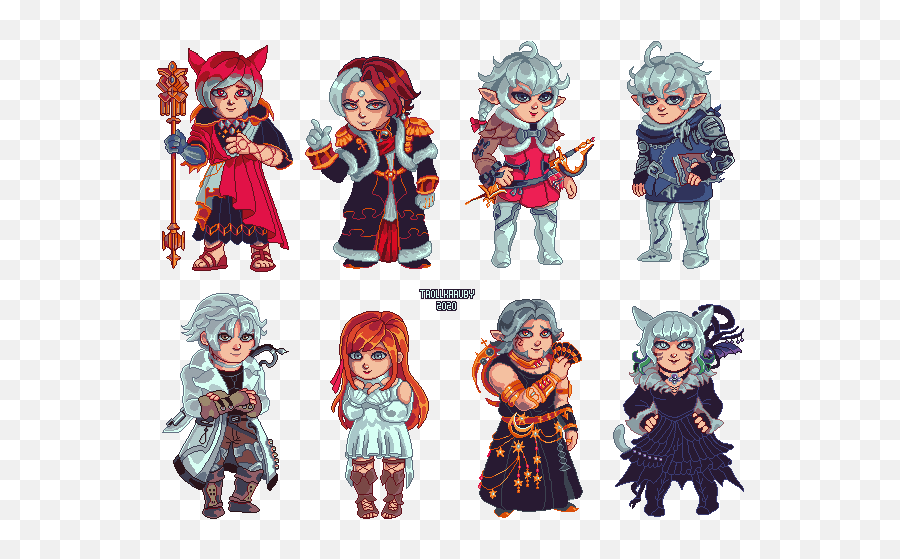 Ffxiv Characters Pixeljointcom - Fictional Character Png,Ffxi Icon