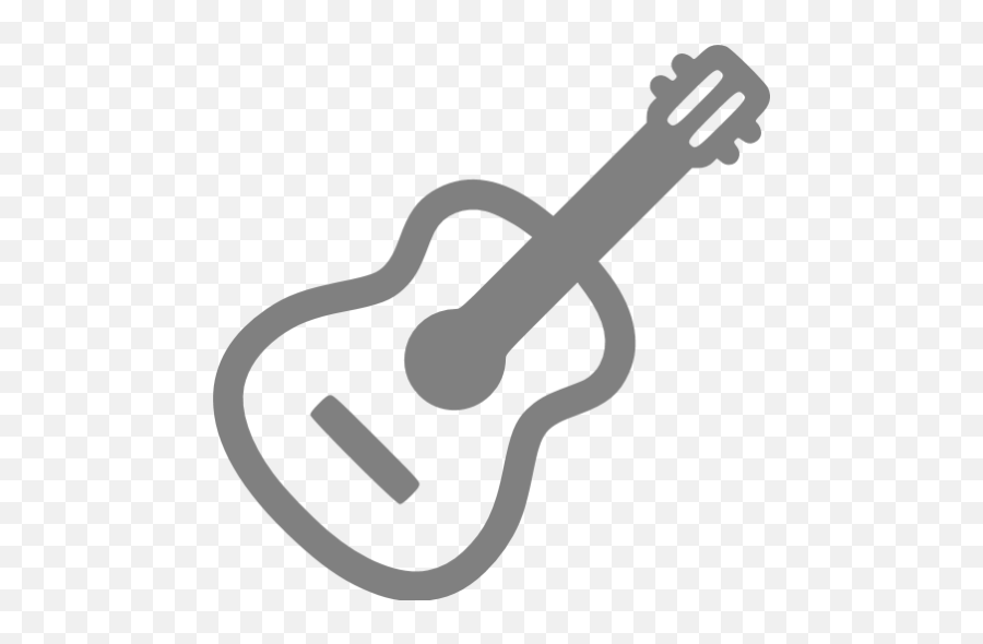 Gray Guitar Icon - Free Gray Music Icons Violao Icone Png,Email Icon Grey