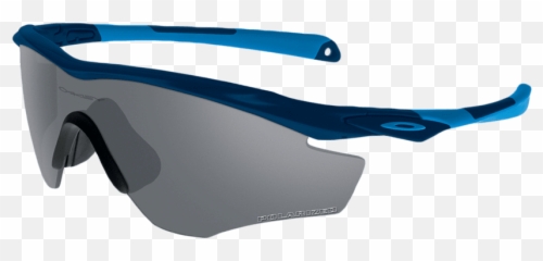Oakley M2 Frame Polished Navy W Grey Polarized Lens Png