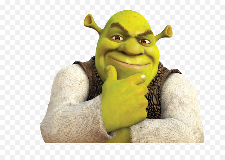 Shrek Thinking Close Up Face - Shrek Png,Shrek Head Png