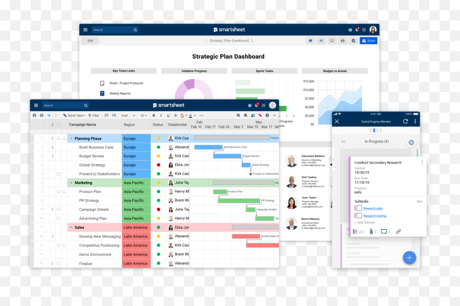 Smartsheet Platform For Enterprise Achievement - Screenshot Png,Technology Transparent