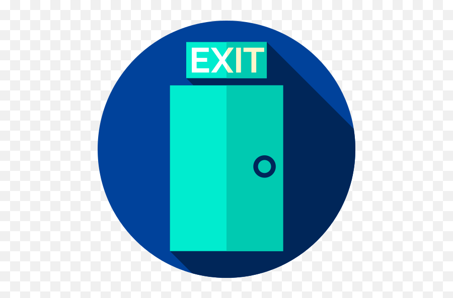 Emergency Exit - Free Signs Icons Vertical Png,Free Exit Icon