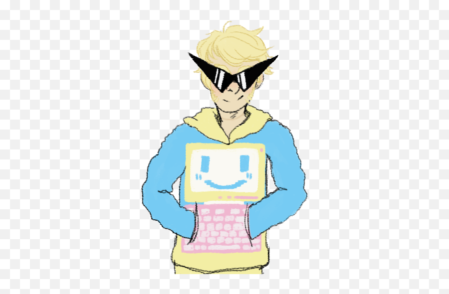 Simply A Sweet Technological Baby With Magic Bag - Fictional Character Png,Homestuck John Egbert Icon