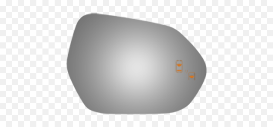 Fits Toy Camry Right Pass Mirror Glass Lens Wblindspot - Solid Png,Len Icon